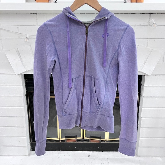 Nike Hooded Full Zip Jacket - Lavender - Picture 1 of 5